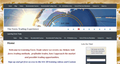 Desktop Screenshot of learningforextrade.com
